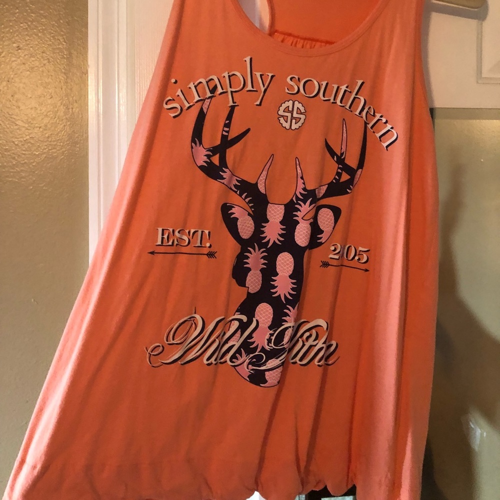Simply southern tank top